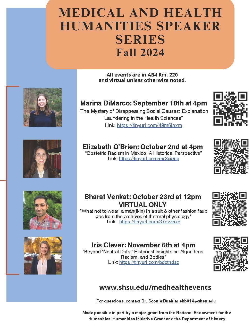 2024 Speaker Series Flyer